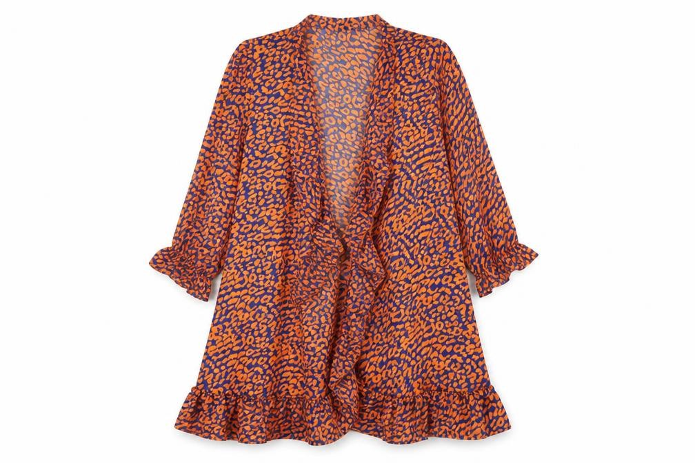 Boohoo Womens Multicoloured Animal Print  Cardigan Jumper Size 14