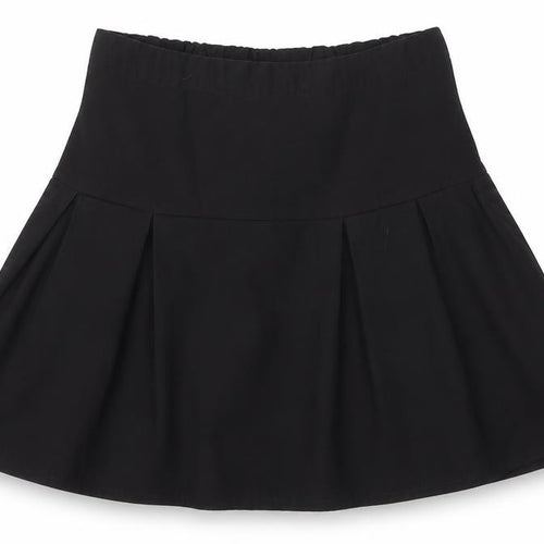 Debehams Womens Black   Flare Skirt Size 4  - Stretch waistband
