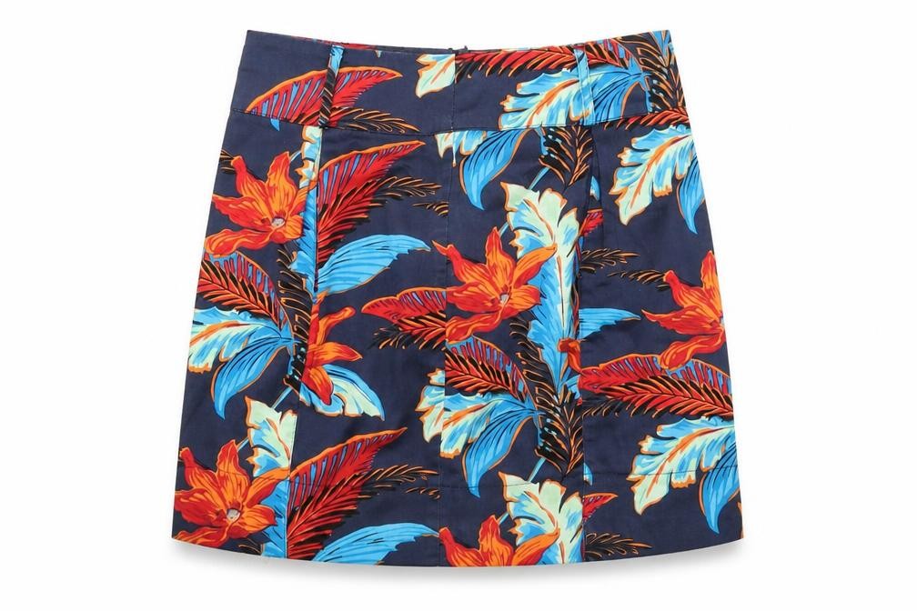 Ad lib Womens Multicoloured Floral  Mini Skirt Size 8
