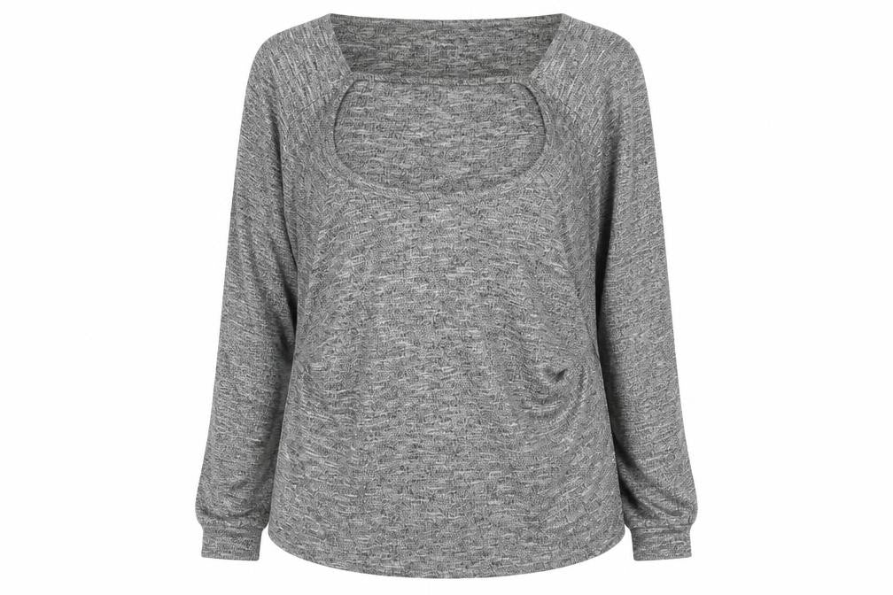 WorkOut   Womens Grey   Pullover Jumper Size 14