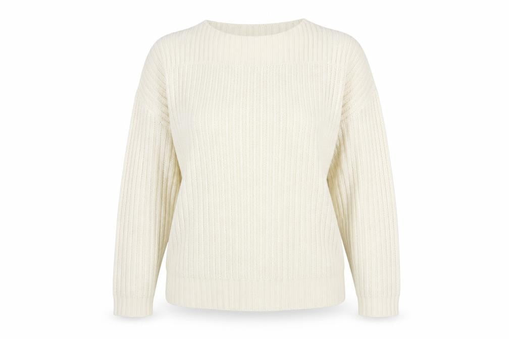 Front view of Editions women’s ivory jumper, size XL