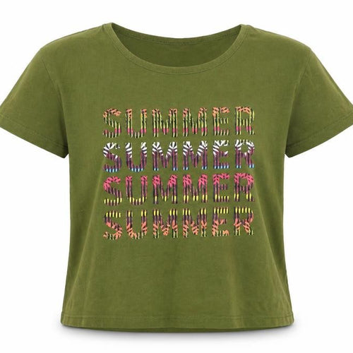 M&Co Girls Green   Basic T-Shirt Size 13 Years