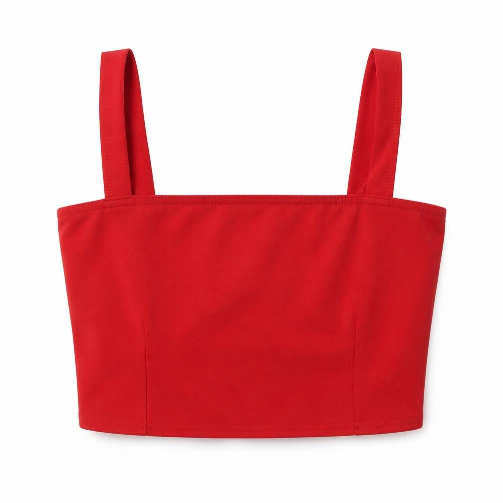 lx london Womens Red   Cropped T-Shirt Size 8