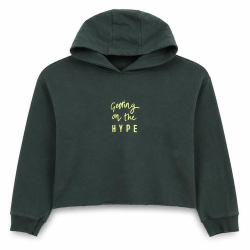 George Girls Green   Pullover Hoodie Size 5-6 Years