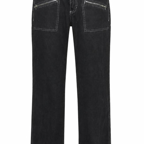 EDC Womens Grey  Denim Straight Jeans Size 6 L31 in