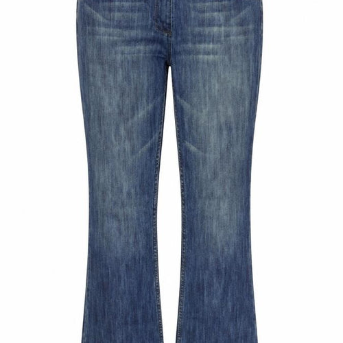 deniem co Womens Blue   Trousers  Size 16 L29 in