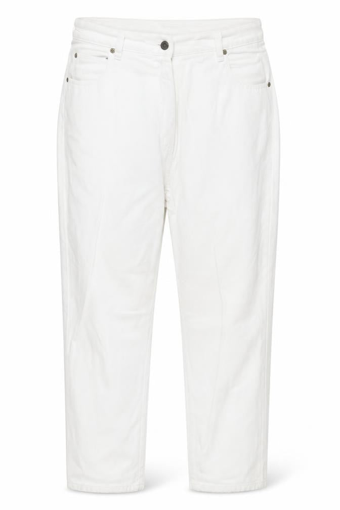 Brooker Womens White  Denim Straight Jeans Size 16 L25 in