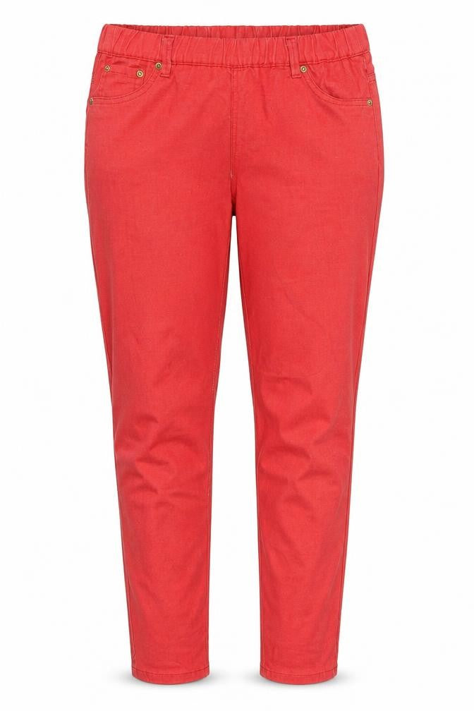 Denim Co Womens Red  Denim Jegging Jeans Size 12 L31 in