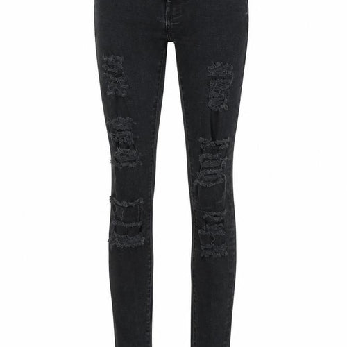 Denim & Co. Womens Black   Skinny Jeans Size 6 L29 in