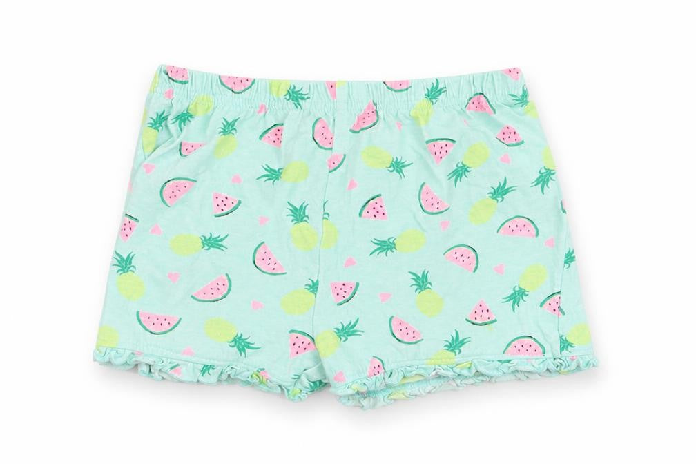 Preworn Boys Green   Sweat Shorts Size 2 Years