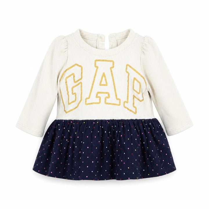 Gap Girls White Babydoll Dress Size 3-6 Months