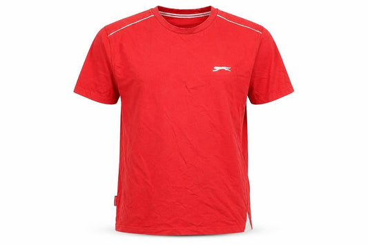 Front view of Slazenger men’s red t-shirt, size XS