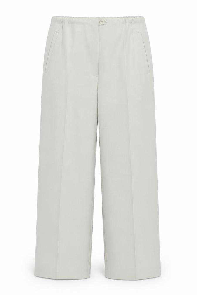 Constance Wood Womens Beige   Trousers  Size 10 L26 in