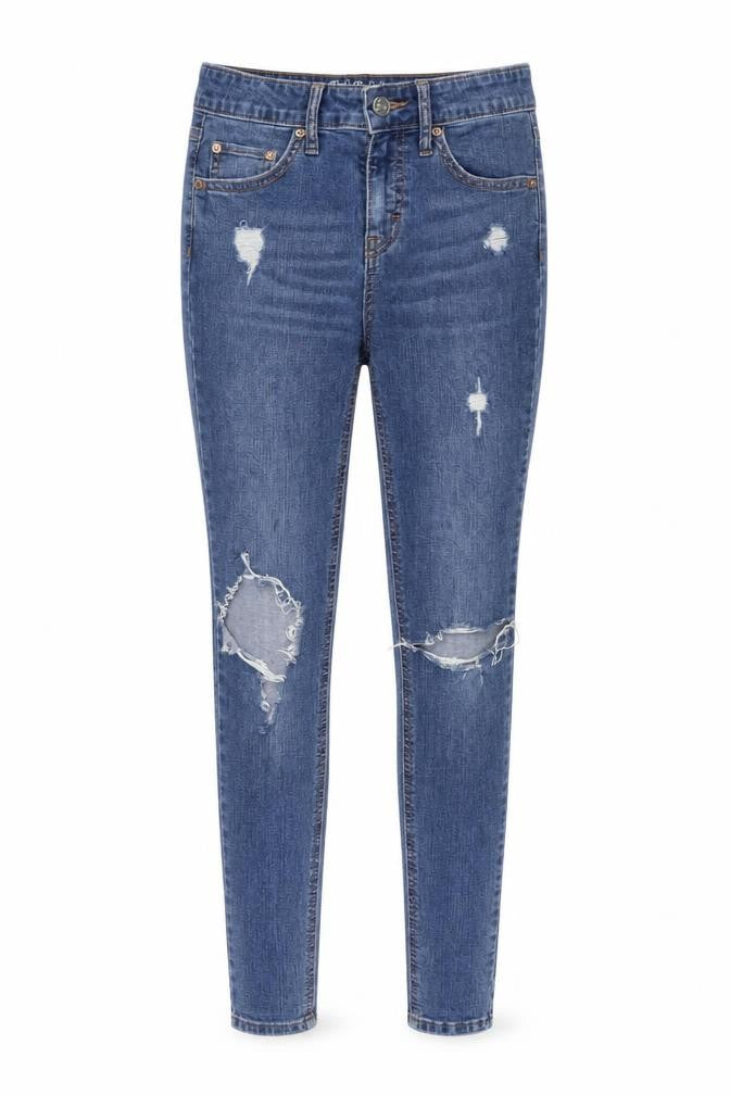 Wild Fable Womens Blue  Denim Skinny Jeans Size 26 in L28.5 in