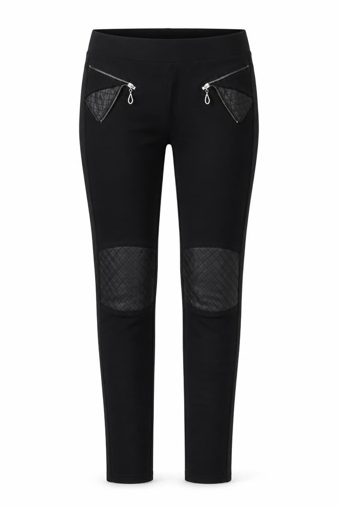 LD Style Womens Black   Trousers  Size L L28 in - leggings