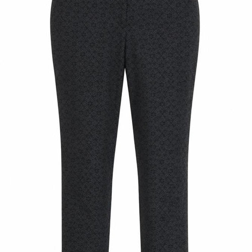 Primark Womens Black Floral  Trousers  Size 8 L29 in