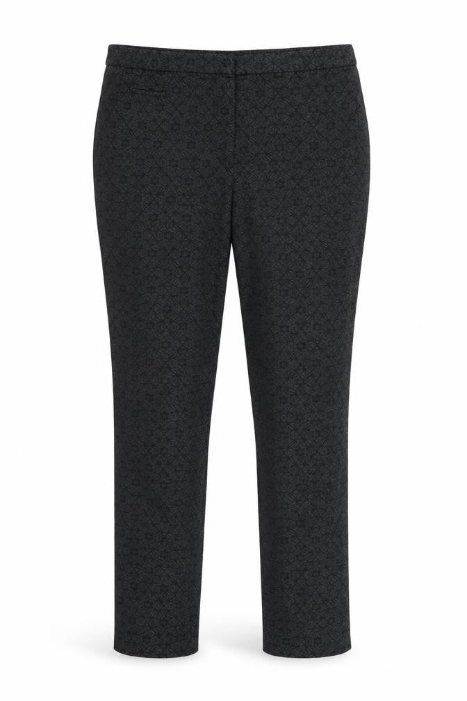 Primark Womens Black Floral  Trousers  Size 8 L29 in
