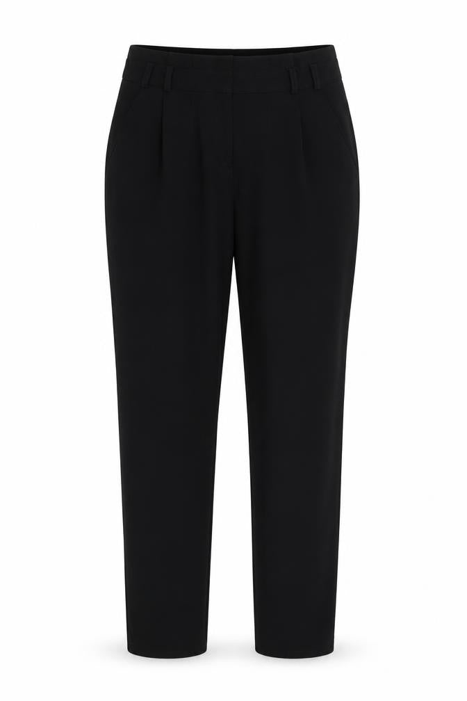 Front view of Red Herring women’s black trousers, size UK 8, 26-inch leg