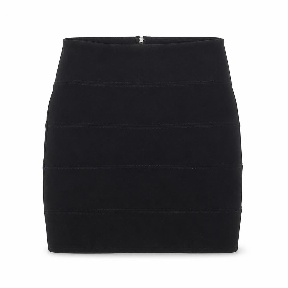 Preworn Womens Black   A-Line Skirt Size M