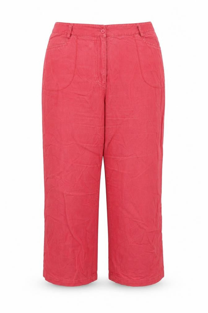 Cappuccini Womens Red   Trousers  Size 16 L25 in