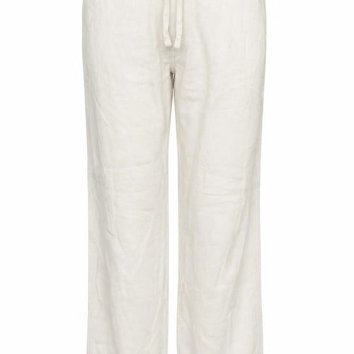M&S Womens Ivory Houndstooth  Trousers  Size 36 L29 in