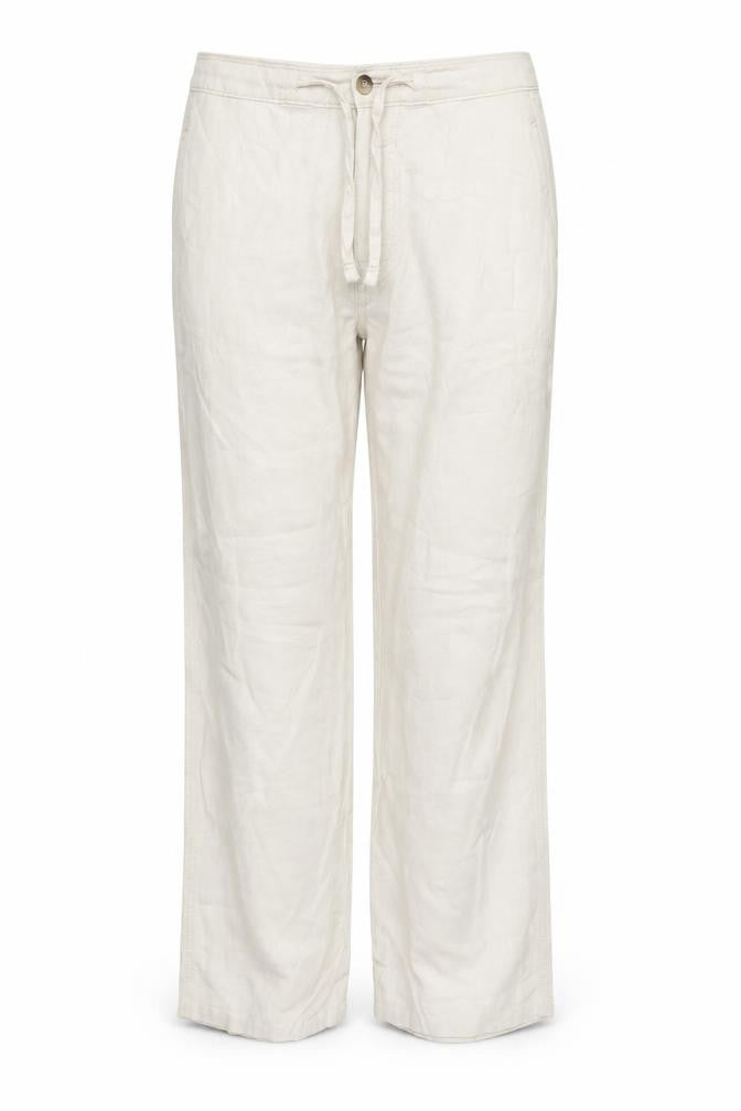 M&S Womens Ivory Houndstooth  Trousers  Size 36 L29 in