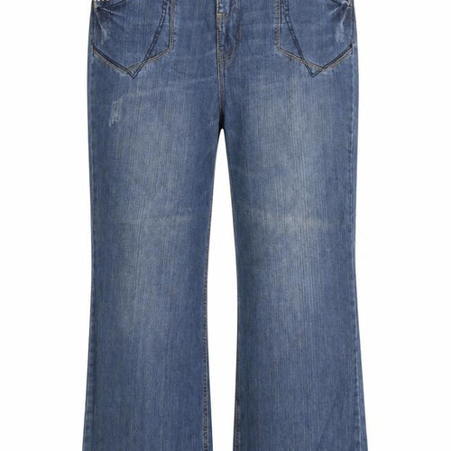 YEYES Womens Blue   Straight Jeans Size 46 L32 in