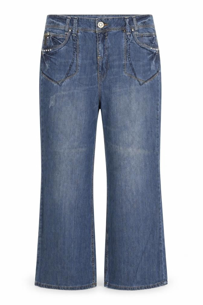 YEYES Womens Blue   Straight Jeans Size 46 L32 in
