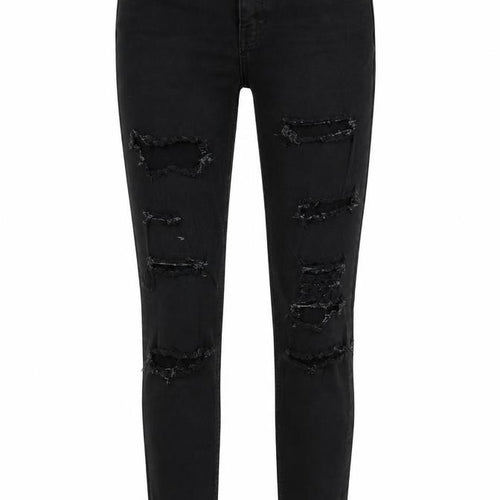 Topshop Womens Black  Denim Skinny Jeans Size 26 in L28 in