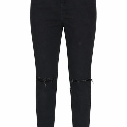 Topshop Womens Black  Denim Skinny Jeans Size 26 in L30 in