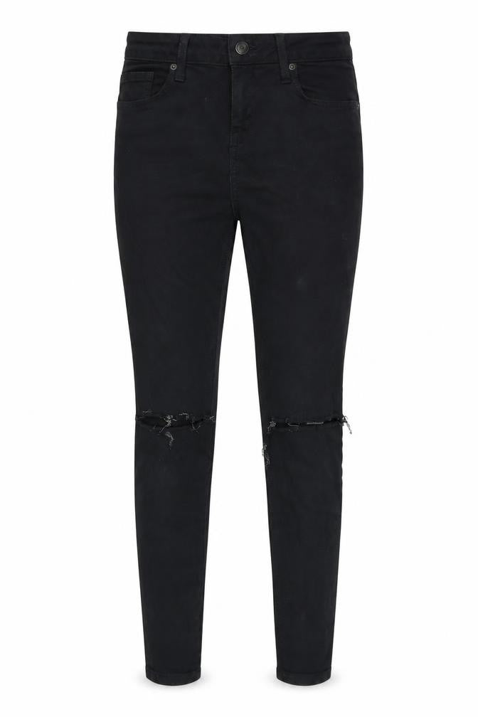 Topshop Womens Black  Denim Skinny Jeans Size 26 in L30 in