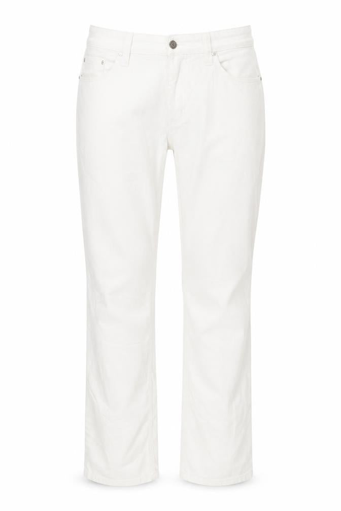 Mac Womens White  Denim Straight Jeans Size 32 in L32 in