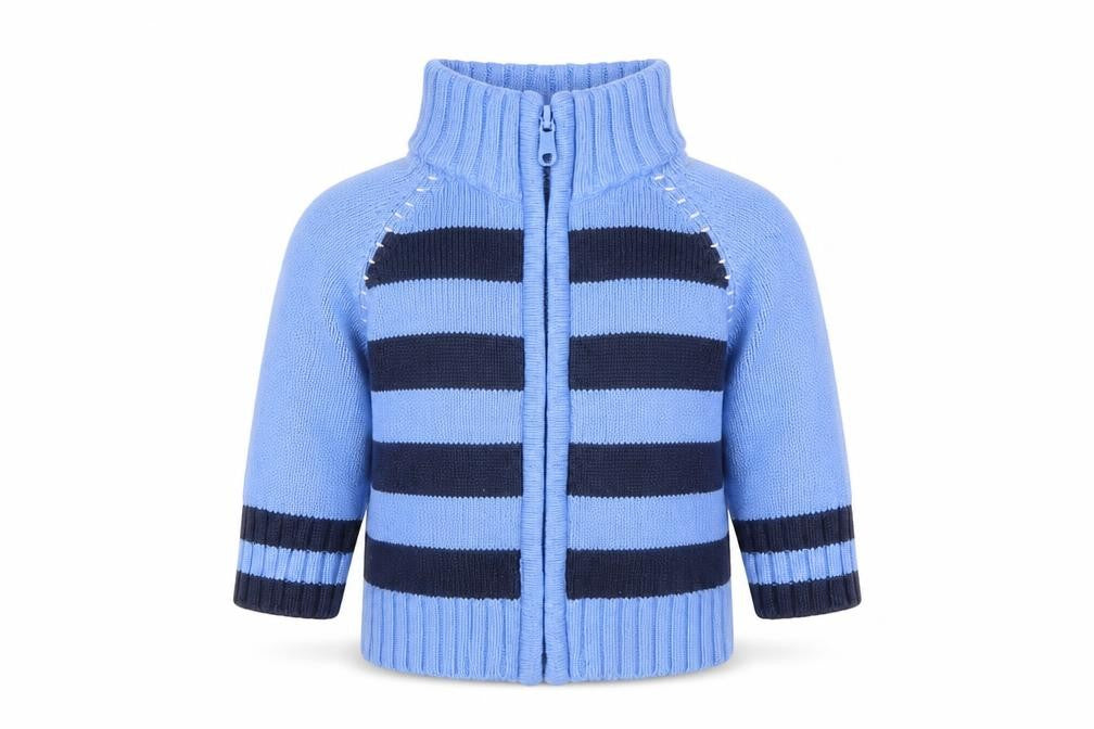Ka-Boosh Boys Blue   Full Zip Jumper Size 0-3 Months