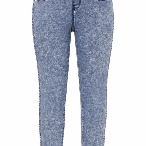 Denim & Co. Womens Blue  Denim Jegging Jeans Size 4 L27 in