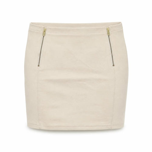 Stradivarius Womens White   A-Line Skirt Size L