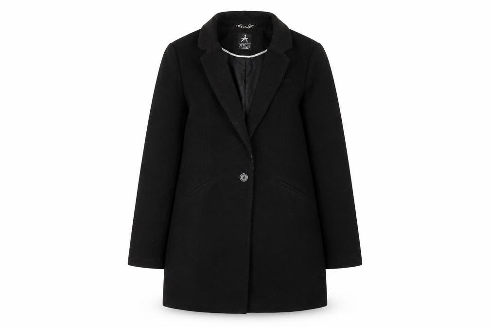 Front view of Atmosphere women’s black jacket, size UK 10