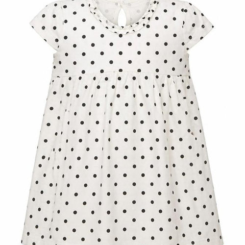 George  Black Polka Dot  T-Shirt Dress  Size 18-24 Months