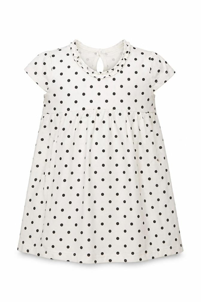 George  Black Polka Dot  T-Shirt Dress  Size 18-24 Months