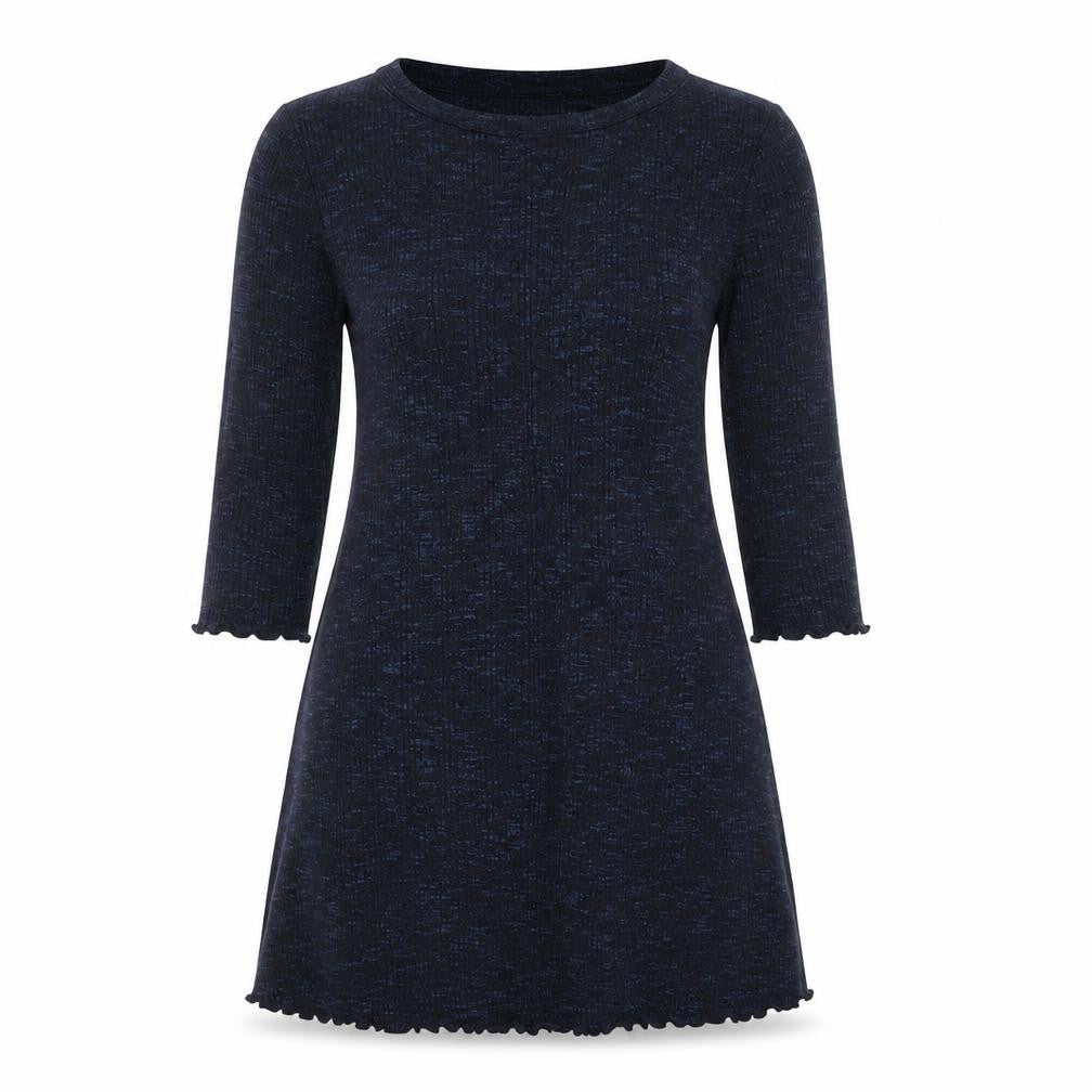 Front view of New Look women’s blue mini, size UK 8