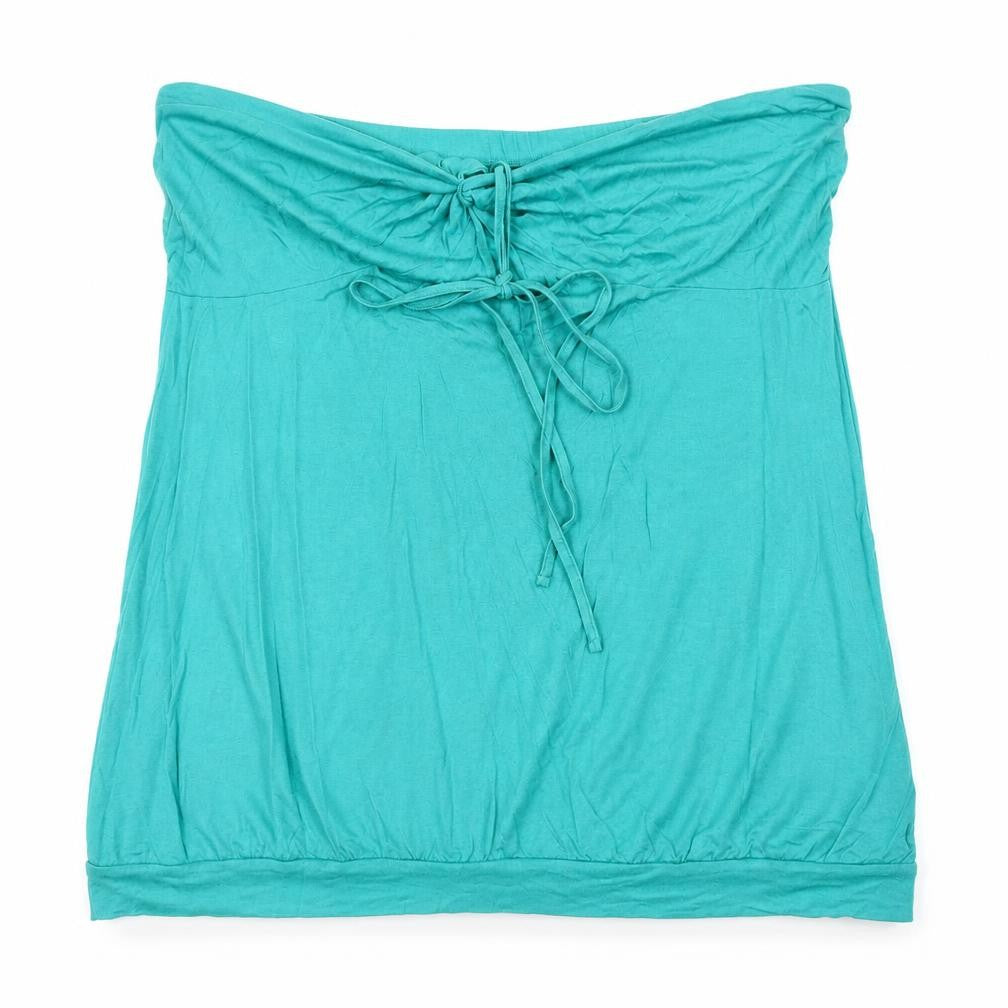 Front view of Next women’s green basic blouse, size UK 22