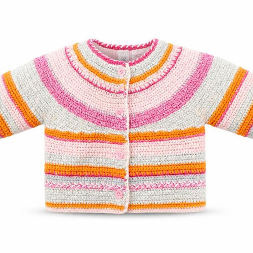 Gap Girls Multicoloured Striped  Cardigan Jumper Size 3-6 Months