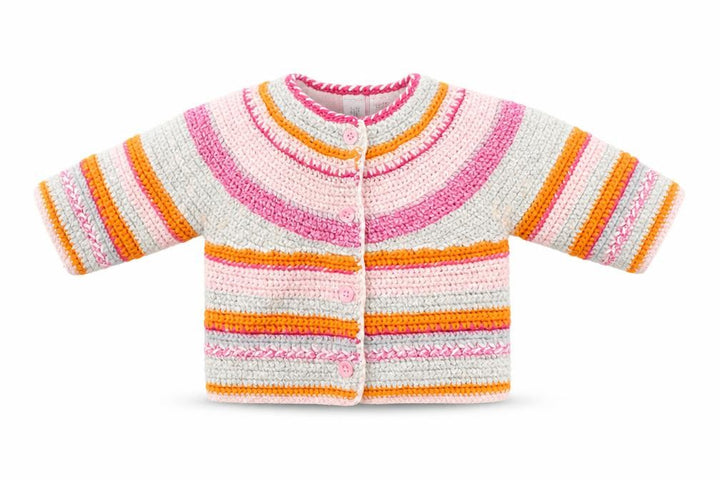 Gap Girls Multicoloured Striped  Cardigan Jumper Size 3-6 Months