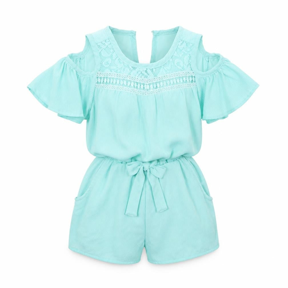 papaer doll Womens Green   Shorts One-Piece Size 8