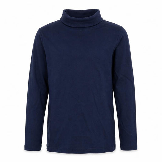 Front view of H&M girls’ blue jumper, size 7-8, years