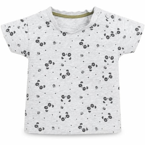Matalan Baby Green   Basic T-Shirt Size 9-12 Months  - panda faces