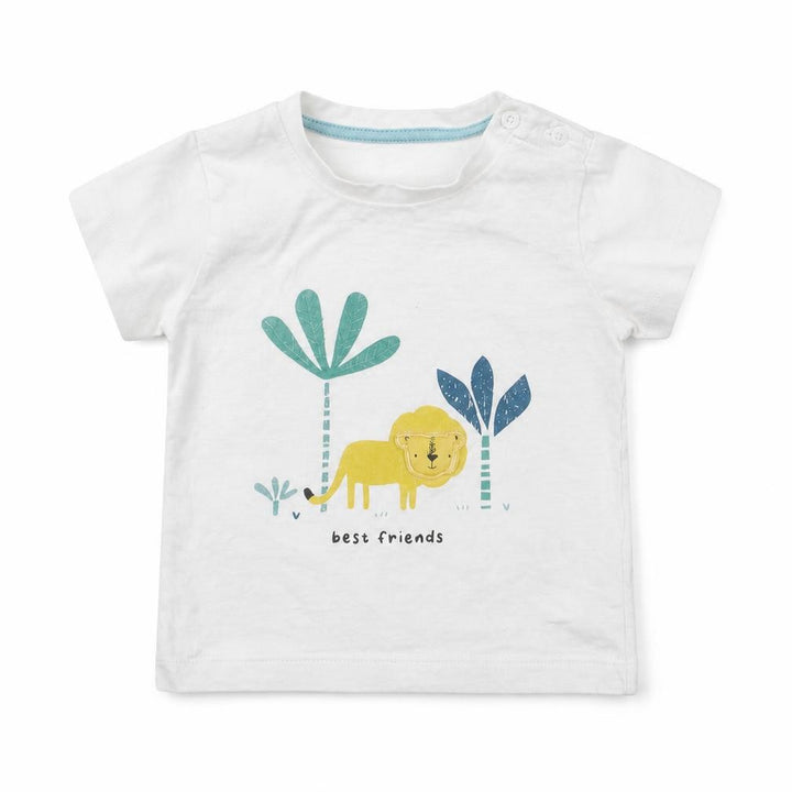 Matalan Baby White Basic T-Shirt Size 9-12 Months - best friends
