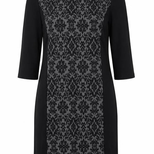 TIGI  Womens Black Animal Print  Fit & Flare  Size 10