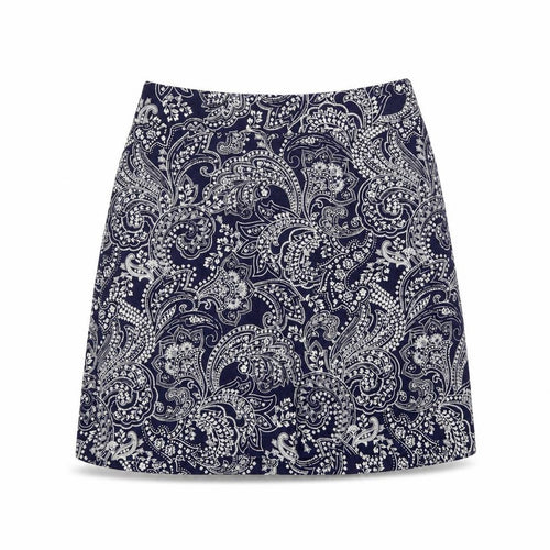 New Look Womens Blue Floral  A-Line Skirt Size 8