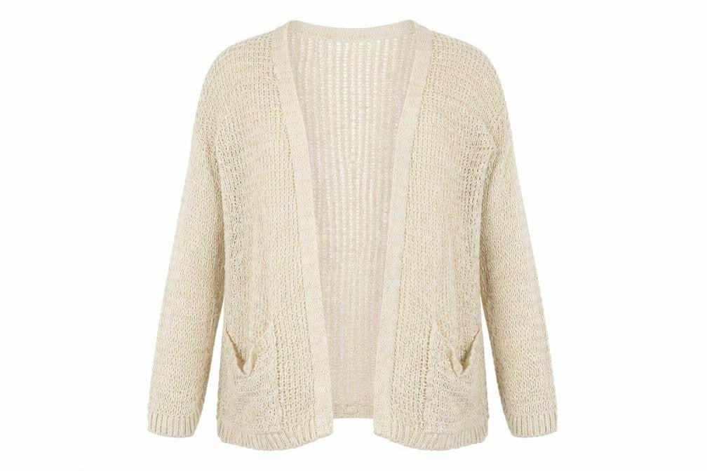 River Isand Womens Beige   Cardigan Jumper Size 10