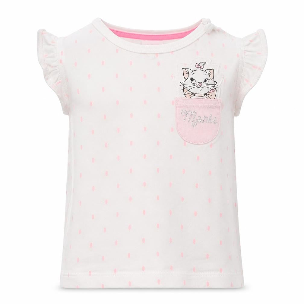 Disney Baby White Animal Print  Basic T-Shirt Size 12-18 Months